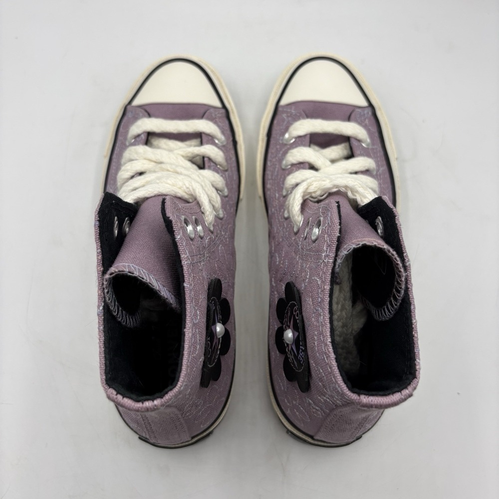 Converse Chuck 70 Gradient Flowers Hi‎ Top Sneakers Orchid Dust/Egret/Black Sz 6 - Picture 6 of 10